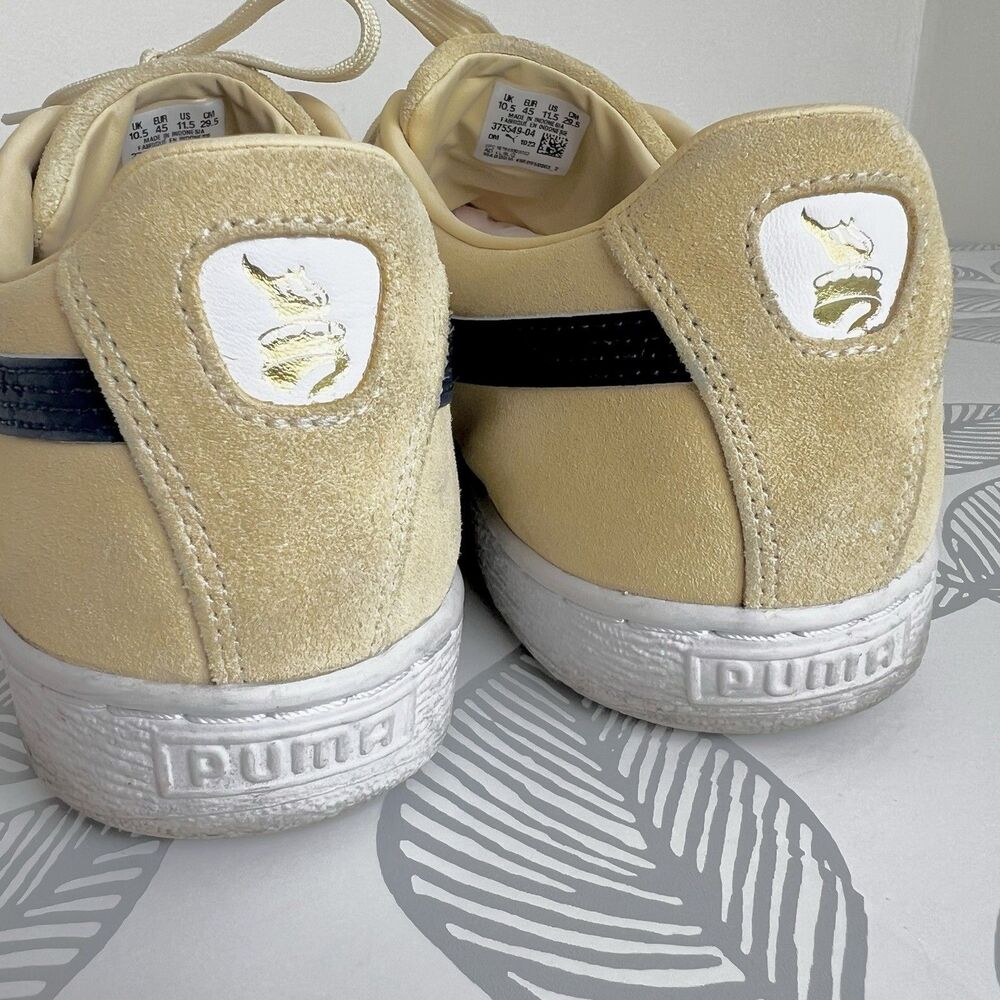 Puma Suede Classic USA Flagship Sneakers Chamomile Yellow Men’s 11.5 - Picture 8 of 13